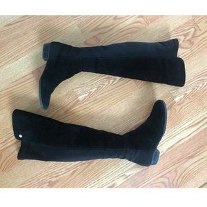 Black over-the-knee boots size 5.5